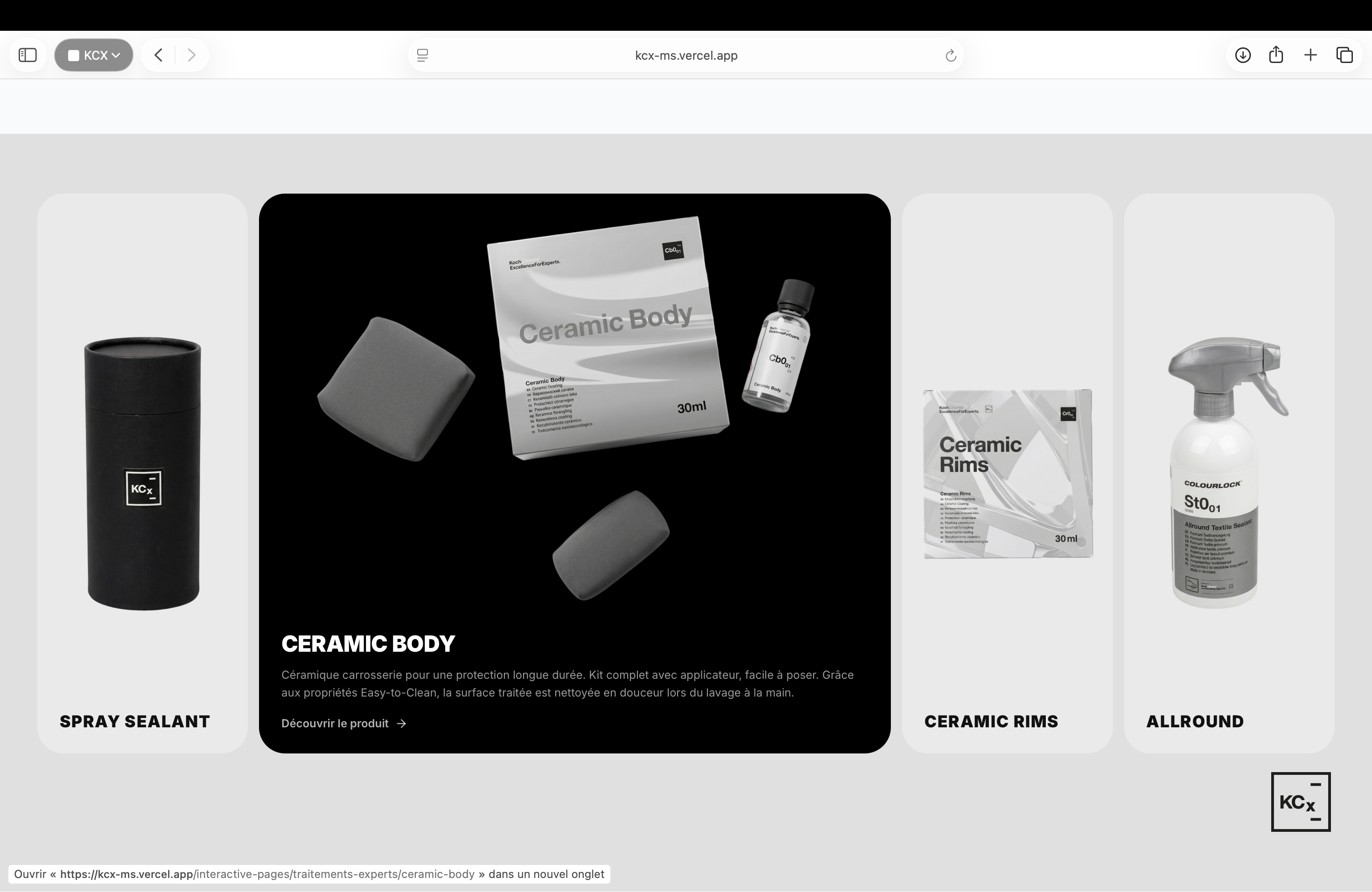 KCX Interactive Pages project preview